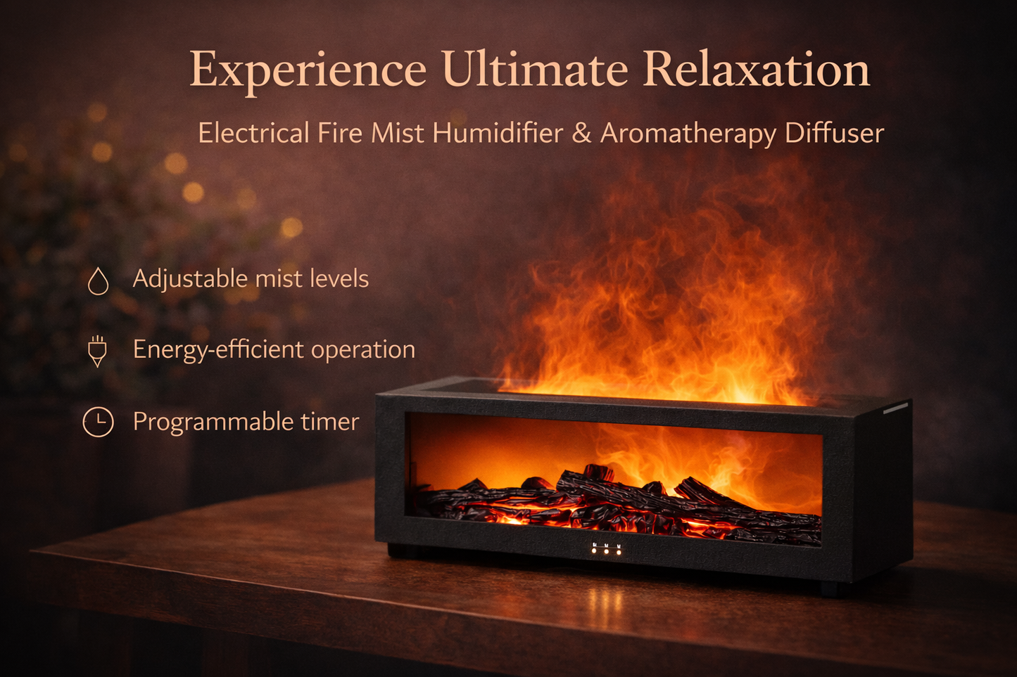 FlameMist™ Aura Fireplace Diffuser