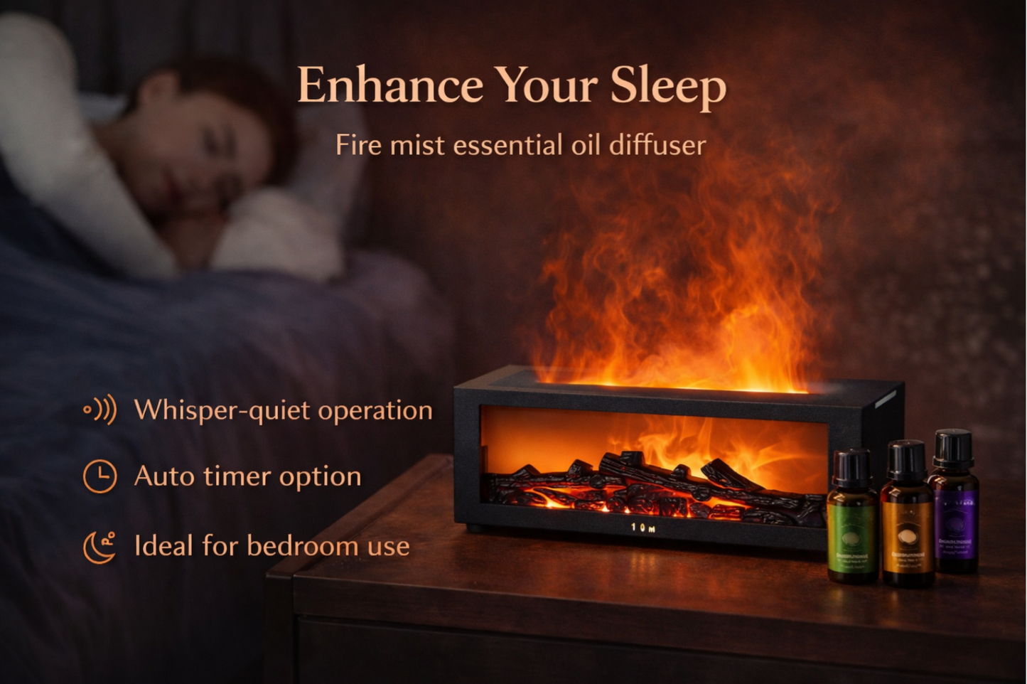 FlameMist™ Aura Fireplace Diffuser